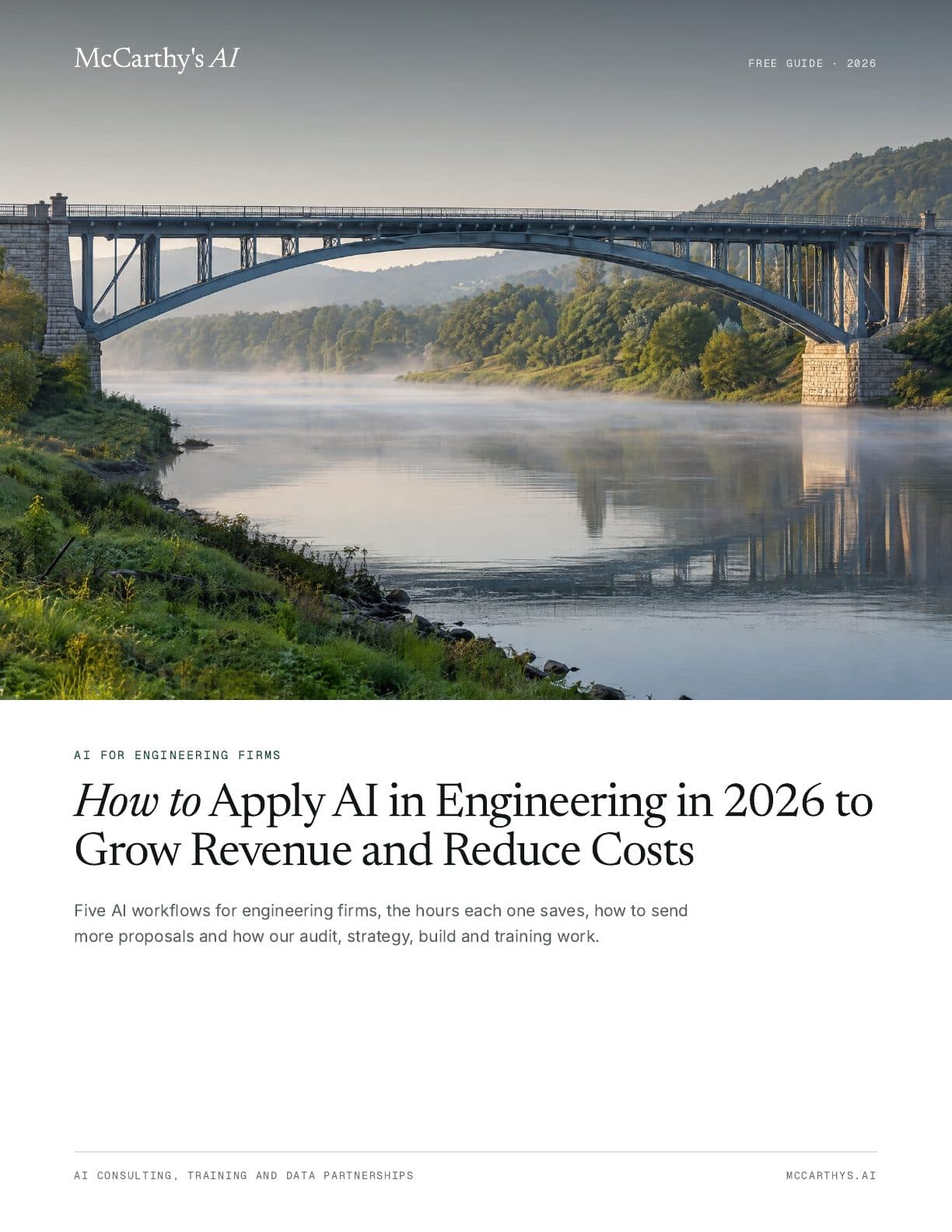 Cover of How to Apply AI in Engineering in 2026 to Grow Revenue and Reduce Costs