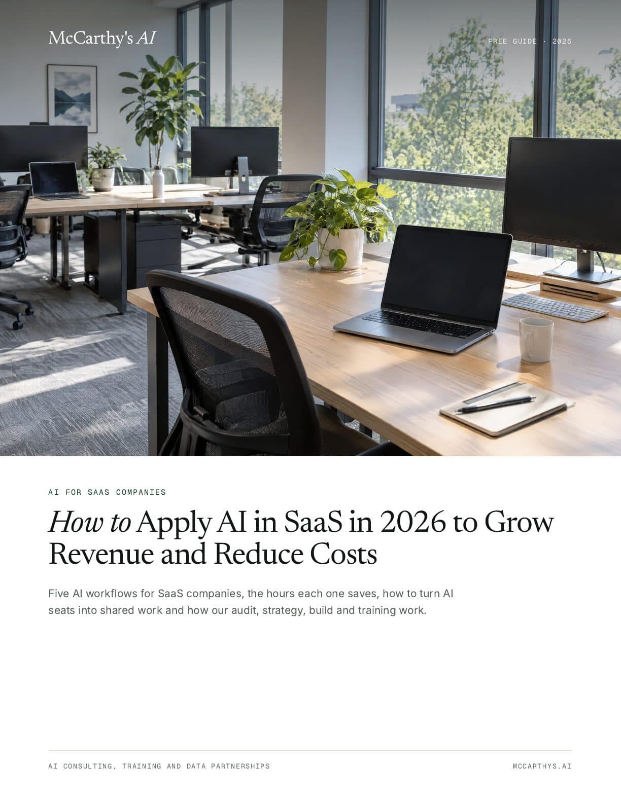 Cover of How to Apply AI in SaaS in 2026 to Grow Revenue and Reduce Costs